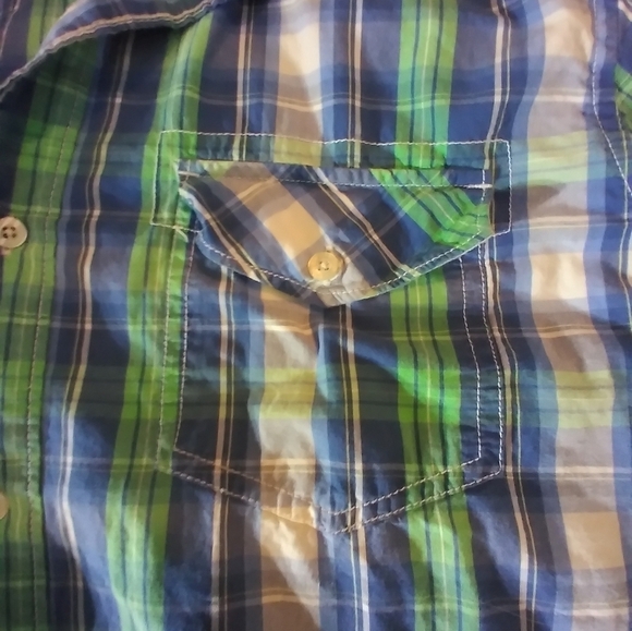 3/$15 PD&C mens button down shirt plaid XL - Picture 2 of 10